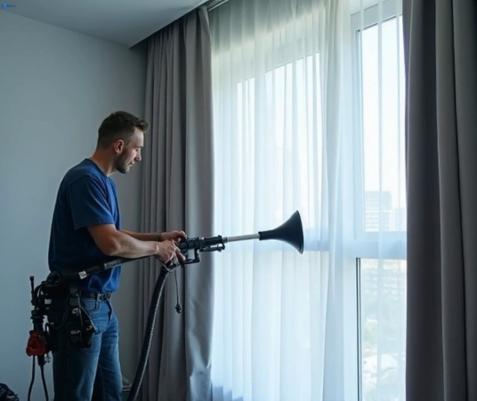 Professional drapes cleaning process tools Matty Curtain Cleaning rydalmere-nsw
